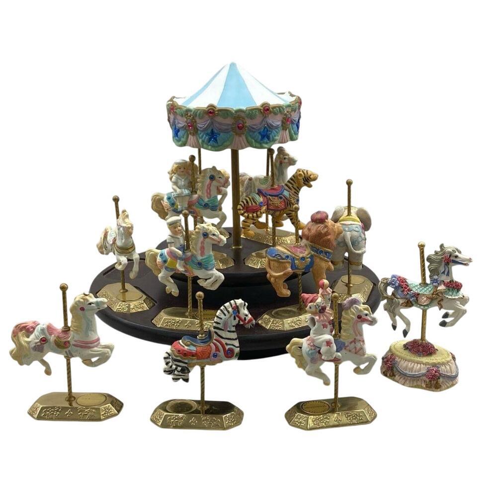 Vintage Westminster Carousel Music Box – Needs TLC – Charming Restoration